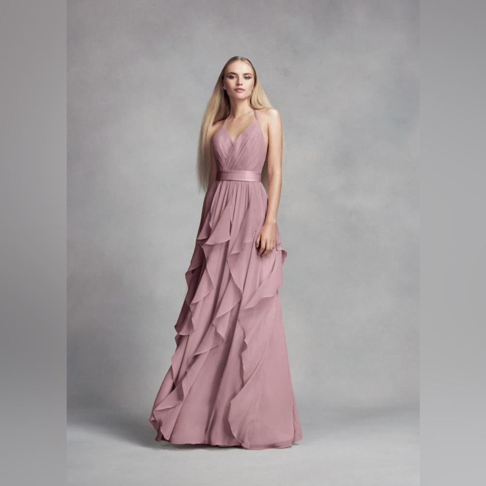 Vera Wang Dusty Pink Evening Prom Gown Dress Size 2 - New with Tags